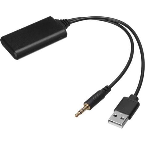 Car Module Bluetooth Sans Fil Adaptateur Musique Récepteur Auxiliaire Aux Audio Usb 3.5Mm Prise Pour Bmw E90 E91 E92 E93 (1/4)