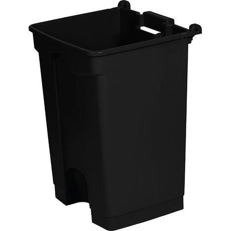 Cuve pour collecteur à pédale 45L - 39.5 x 38 x 57.4 cm - Noir - Lot de 8 - Dbmark