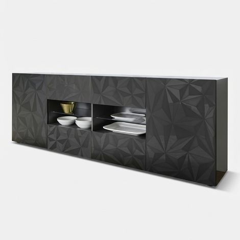 Moderne Wohnzimmer-Kommode mit Schubladen und Türen Mosca 240