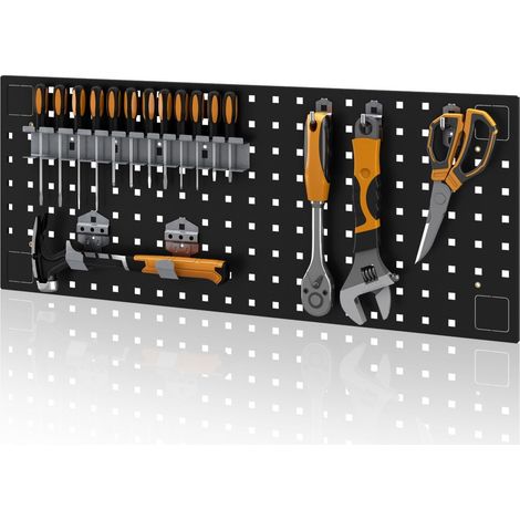 Panneau à outils arrière noir, 834x342x10 mm: accessoires pour MEGAN