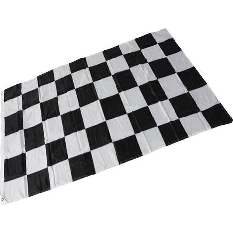 Drapeau de course à damier, drapeau de signalisation en polyester pour fêtes, défilés, événements, fans de course, photographie de produits, décorations d'Halloween (1/5)