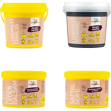 B & E Lederpflege-Set - 4x 500ml (1/5)