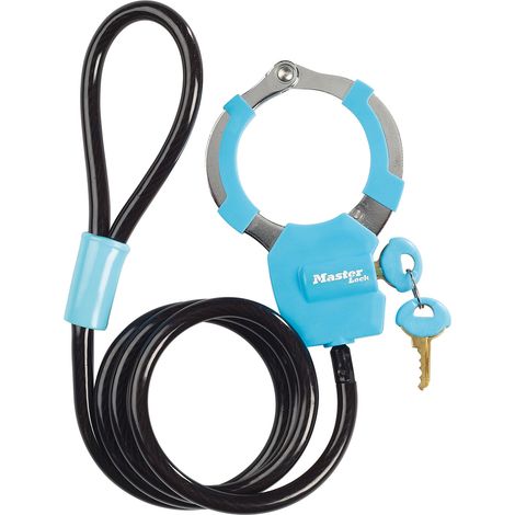 Cavo antifurto con chiave con manetta 1 m - Master Lock (1/5)