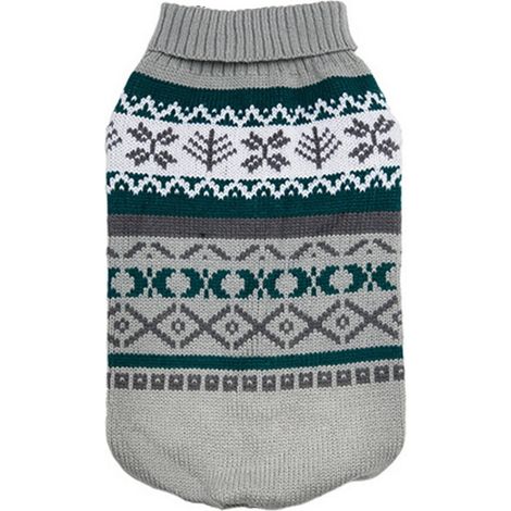Pull-over Pour Chien - Maille Douce En Flanelle - Motif Renne De Noël - Taille XL (1/4)