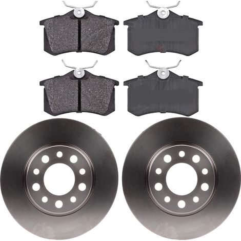 KIT FRENI POSTERIORI compatibile con AUDI A3 (8P1,8P7,8PA) - DISCHI + PASTIGLIE OEM: FDB1788 / DDF1224 /SOSTITUZIONE DIRETTA/BASSA POLVERE/SILENZIOSO (1/5)