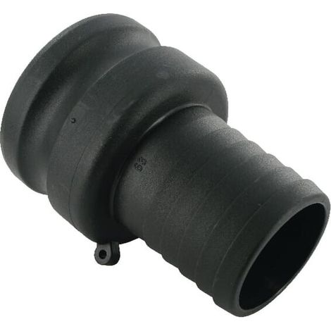 Extremo de maguera Camlock Tipo E 3" de 63 mm polipropileno ARAG 18109E8