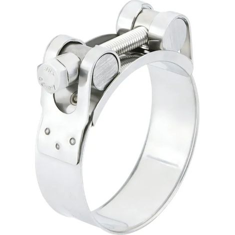 Collier de serrage renforcé en acier zingué – Plage de serrage 44 à 47mm – Pour assemblage tuyaux épais et armés – Norme DIN 3017 – Serflex
