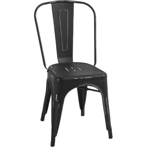 Sillas Comedor - Silla Torix Vintage - Negro vintage (1/5)