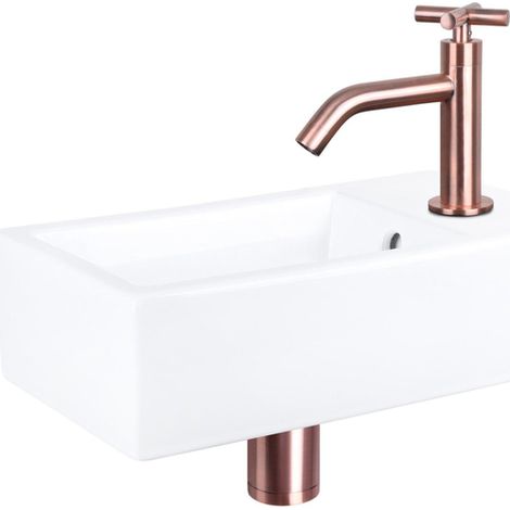 Differnz Lave-mains Blanc H11.5xl40xL22cm (1/5)