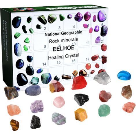 Adventskalender, Geschenkbox in Mineralgrün mit 24 Fächern, Weihnachtskalender, Überraschungsgeschenk, musikalische Blindbox, handgefertigte Geschenke für die Weihnachtsfeier (1/5)