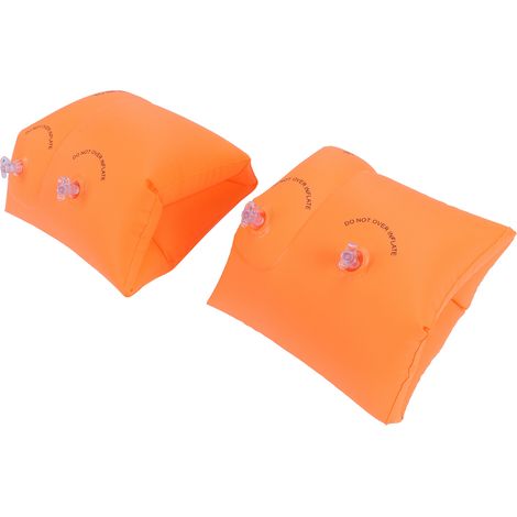 Brassard de natation gonflable pour adultes et enfants, brassard flottant, anneau de natation orange (1/5)