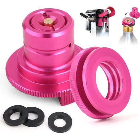 Adaptateur rapide de CO2 - Cylindre de soda amélioré - Pour CO2 Soda - Compatible avec Duo/Terra/Art/E-Duo/Crystal 3.0/Gaia - Adaptateur rapide pour filetage trapézoïdal Soda TR21-4 (F-QC3.0) (1/5)