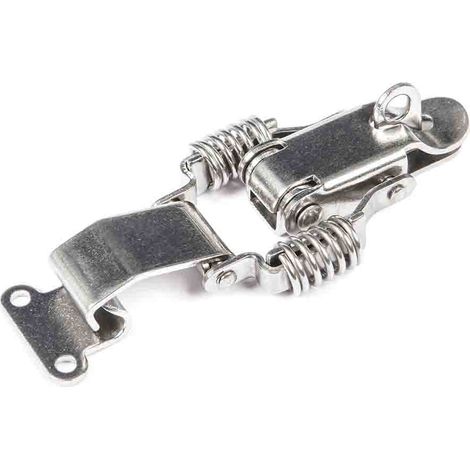 Verrouillage en Acier inoxydable,verrouillable,Ressort de rappel ( Prix pour Paquet de 2 )