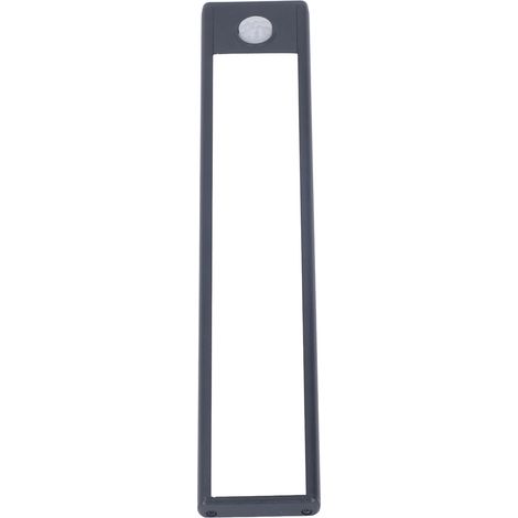 2er-Pack LED-Streifenleuchten, 39 LEDs mit Bewegungsmelder, USB-wiederaufladbar, magnetische Leuchte, Schwarz, Infrarotdetektor für Schränke (1/5)