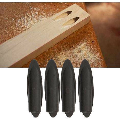100 chevilles en bois de 9,5 mm pour gabarit de perçage, accessoires pour outils de travail du bois (noir) (1/5)
