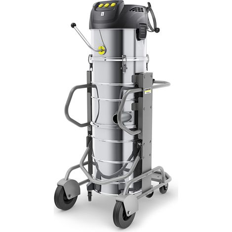 KARCHER Aspirateur Industriel IVM 100 36-3 99899500 Monophase, Moteur de 3.6 kW, Cuve de 100 L en Inox, Poussiere M, Poids de 73 kg, Garantie 2 ans