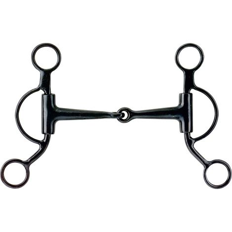 Morso western snodato in ferro dolce con inserti in rame 15 mm