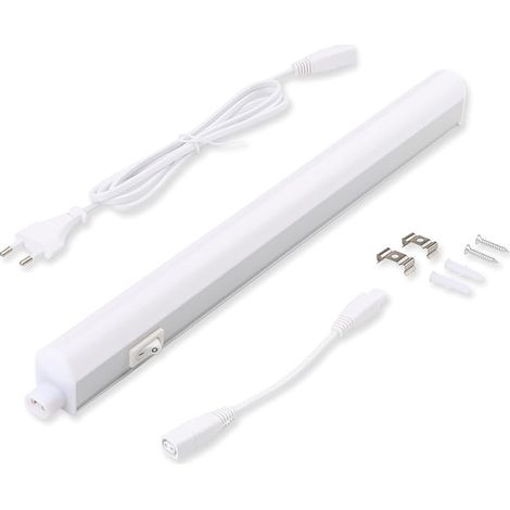 Barre Lumineuse LED Réglette Lumières pour Bureau Cuisine Armoire Murale Atelier avec Interrupteur (30cm) (1/5)