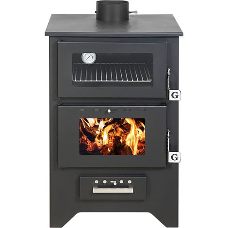Holzofen "Apollo" 14,8 kW aus Stahl h 91 cm Made in Europe