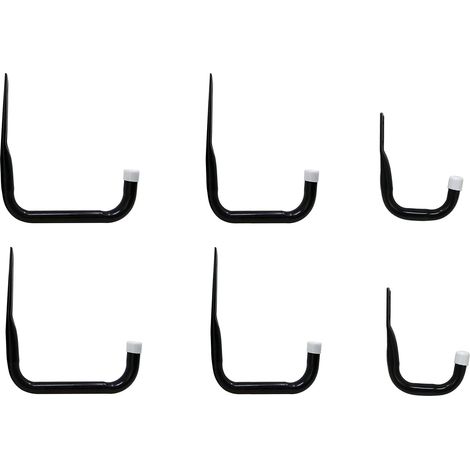Shepherd Hardware 8088E Ganci da Garage, Nero, 3.5"/ 5"/ 7.5" (1/5)