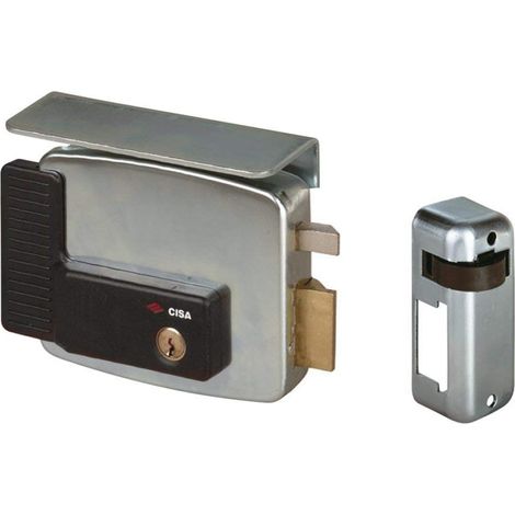 Verrou électrique - 12 V - Galvanisé - argent, 11721802, 12V (1/2)