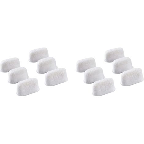 Lot de 12 Filtres à charbon actif, filtre eau, réduction calcaire, purification impuretés, pour cafetière (1/5)