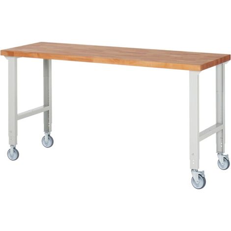 Rau Établi mobile réglable en hauteur 7000-1, L2000xP700xH950-1000mm (1/4)