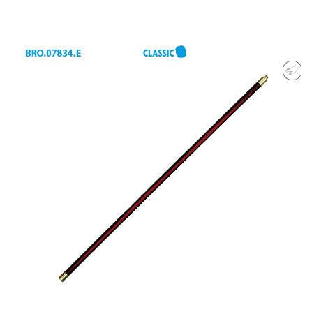 Canne de ramonage rouge filetage M12 1,40 mètres D. 17 mm - 7834.17.140E - Leman (1/2)