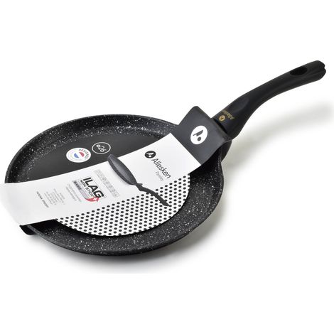 Poêle à crêpes 26 cm avec revêtement ILAG usage quotidien (1/2)