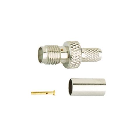SMA-Buchse RG58 CRIMPAR Straight Gold Pin SMA Connector