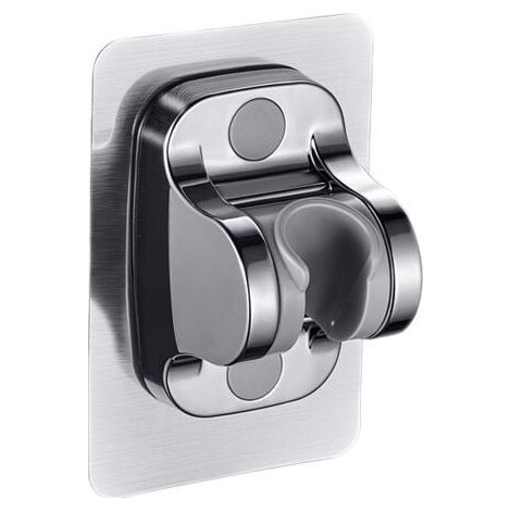 Soporte de cabezal de ducha sin taladro, soporte de cabezal de ducha de ángulo ajustable, súper resistente e impermeable. (1/4)