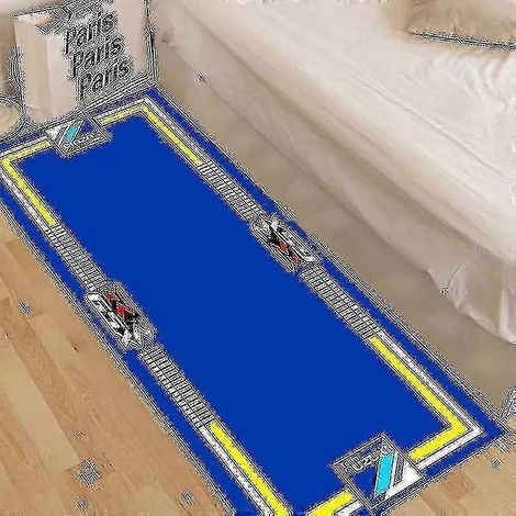 Tapis de présentation pour moto antidérapant pour moto de course revêtement de sol décoration intérieure - 60 x 200 cm (Tendance) - A27 (1/5)