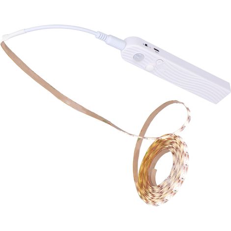 Radar-Lichtleiste mit Bewegungsmelder, 5 V, 3 Meter, 180 LEDs, wasserdicht, für warmweißes Raumlicht (1/5)