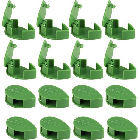 1000 clips de soporte para plantas trepadoras, clips autoadhesivos para plantas trepadoras en paredes interiores.