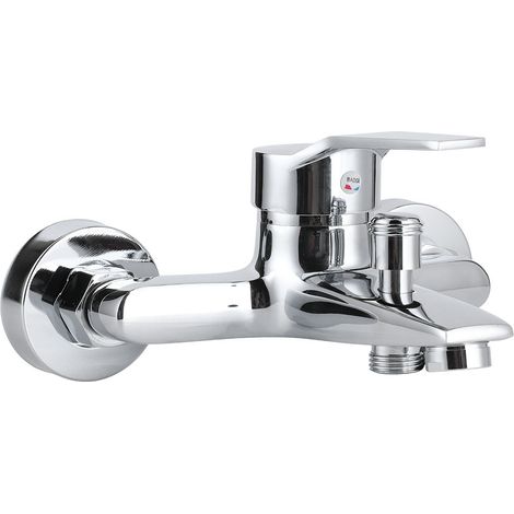 Robinet mitigeur mural triple douche en cuivre, filetage G1/2 po, pour baignoire ou salle de bain. (1/5)