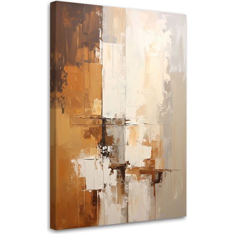 Wandbild Moderne Abstrakt in Beige 30x45 (1/5)