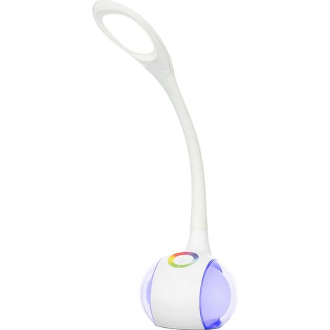 Mömax Schreibtischleuchte Nihat Weiß max. 5 Watt Schreibtischlampe (1/4)