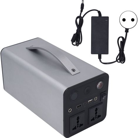 Station Énergie Portable Haute Puissance 3 Modes de Charge Générateur Batterie Extérieur 100-240V Prise EU 220V 50Hz (1/5)