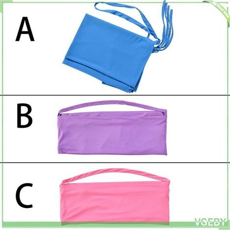 Serviette de plage - FAFEICY - 70x210cm - Rose - Microfibre absorbante - Boucles anti-glisse