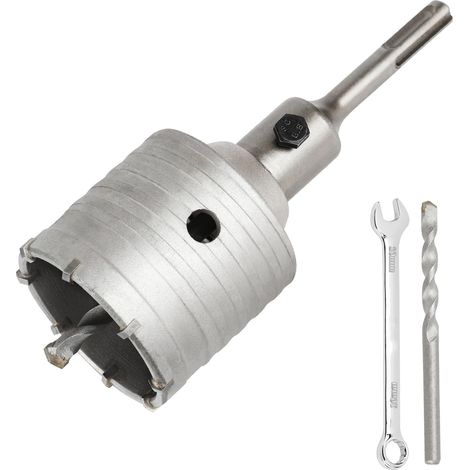 Scie Cloche Trépan Beton Ø 65mm Avec Adaptateur SDS Plus 110 mm,Carotteuse Beton,Scie Trépan Pour Percer Des Trous Dans Les Murs En Blocs (1/5)
