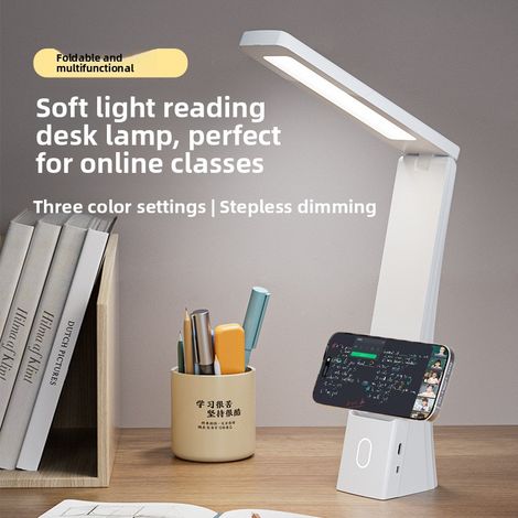 Faltbare USB Lampe Modell A6 Wiederaufladbar Augenschutz Studium Wohnheim (1/5)