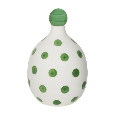 Lido Bouteille en céramique à pois Verdi Zafferano