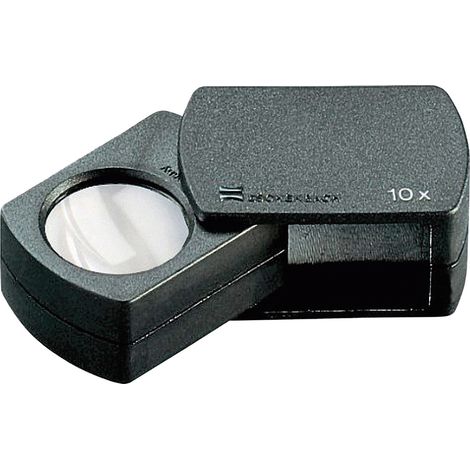 Eschenbach 110910 Einschlaglupe Vergrößerungsfaktor: 10 x Linsengröße: (Ø) 23 mm Schwarz