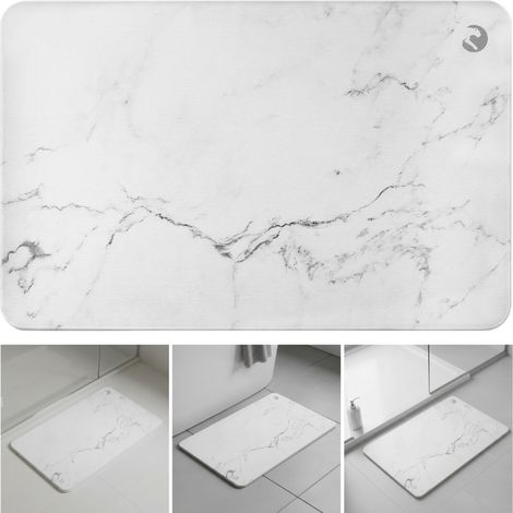 Alfombrilla de baño de diatomita, mármol y arenisca (1/5)