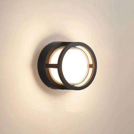 Applique murale d'extérieur LED 12W étanche IP65 en aluminium Noir Moderne et durable (1/5)