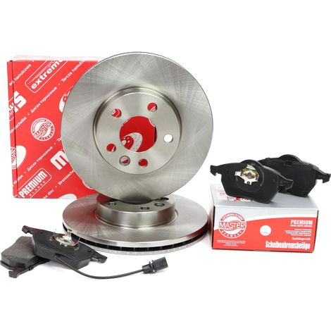 Disques et plaquettes de frein avant pour Ford Galaxy I, Seat Alhambra et VW Sharan. (1/5)