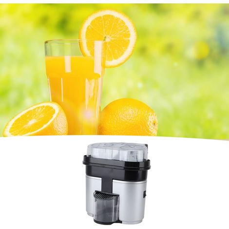 Centrifuga elettrica doppia per agrumi [Tipo agrumi]Estrazione ad alte prestazioni e separazione automatica per frutti fino a 9,5 cm.Capacità 500 mlAlimentatore con spina europea da 220 VMateriale ABS (1/4)