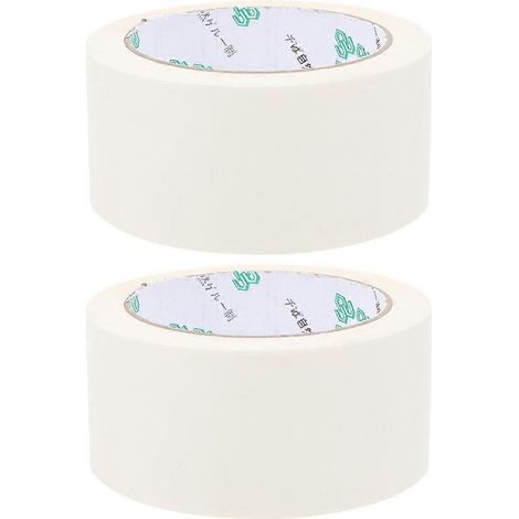 Beschreibbares Kraftpapier-Verpackungsband, beschreibbares Papierklebeband für den Versand – 3000,00 x 4,50 x 0,01 cm – Weiß (1/3)