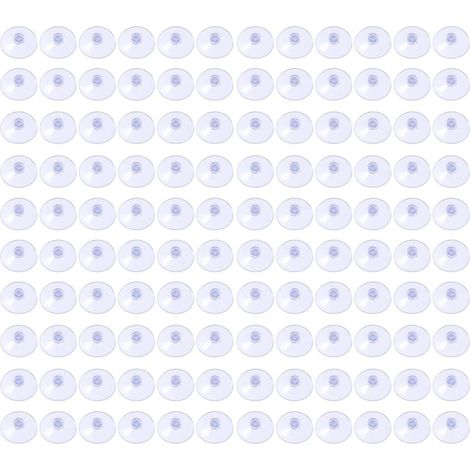 Lot de 140 ventouses transparentes en PVC usage général pour (1/5)