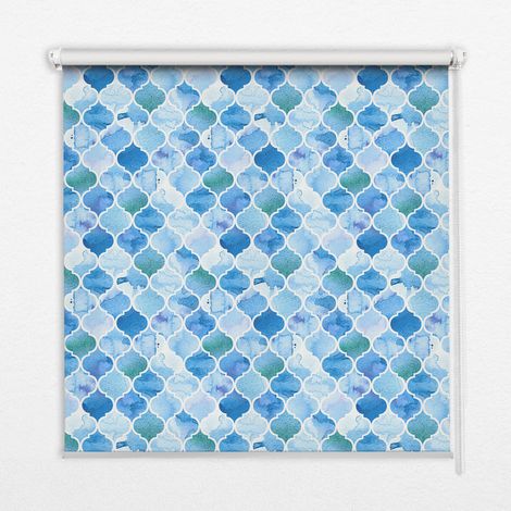 Store Enrouleur Intérieur pour Fenêtre - Store Tamisant - Store Enrouleur qui Laisse Passer la Lumière - Store Brise-Vue - Store - Store pour Intérieur - (100 cm x 140 cm) - Modèle de lampe (1/5)